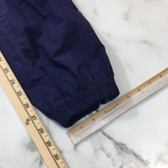 Adidas Vintage Y2K Blue Jogger Track Pants 3 Striped Womens Medium Ankle Zip - Picture 7 of 10